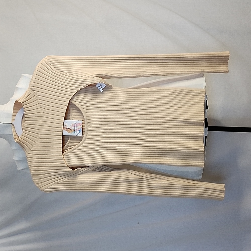 NWT PrettyGarden two-piece Cutout Top
